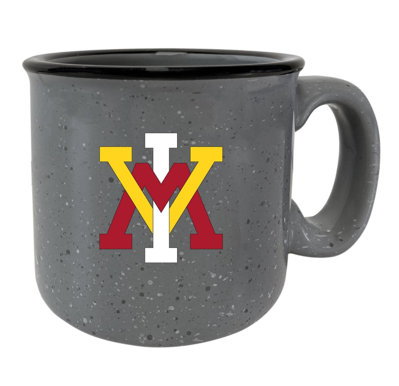 VMI Keydets 8 oz Speckled Ceramic Camper Coffee Mug (Gray).