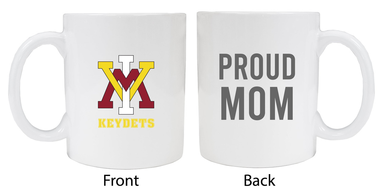 VMI Keydets Proud Mom White Ceramic Coffee Mug (White).