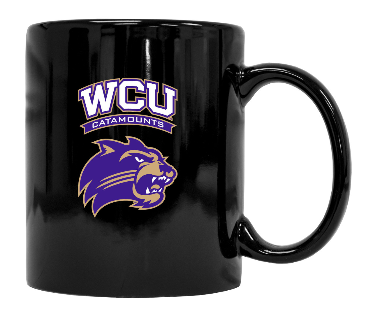 Western Carolina University Black Ceramic Mug 2-Pack (Black).