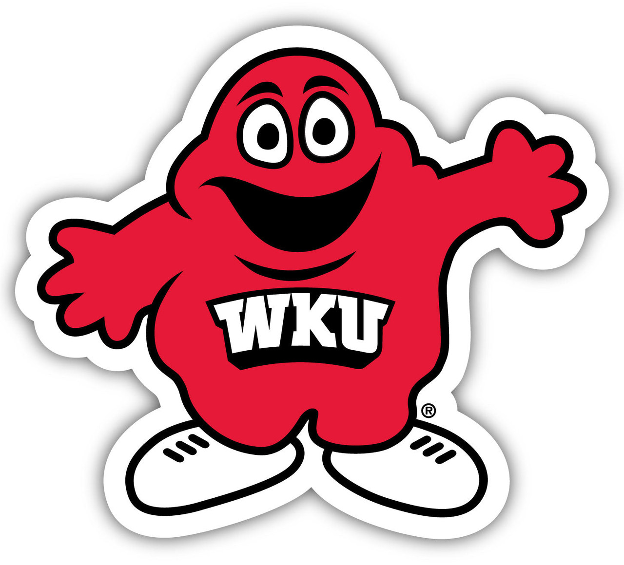 Western Kentucky Hilltoppers 4 Inch Vinyl Decal Sticker