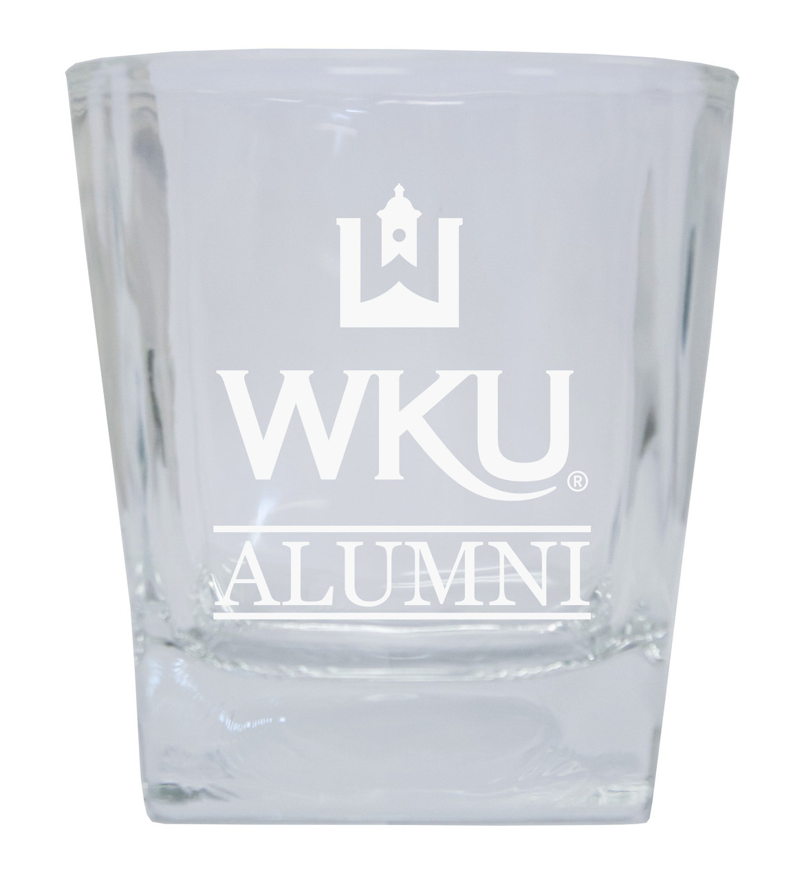 Western Kentucky Hilltoppers 8 oz Etched Alumni Glass Tumbler 2-Pack