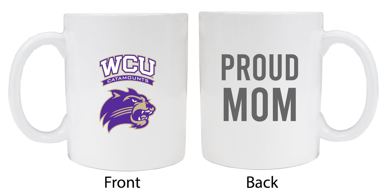 Western Kentucky Hilltoppers Proud Mom White Ceramic Coffee Mug (White).