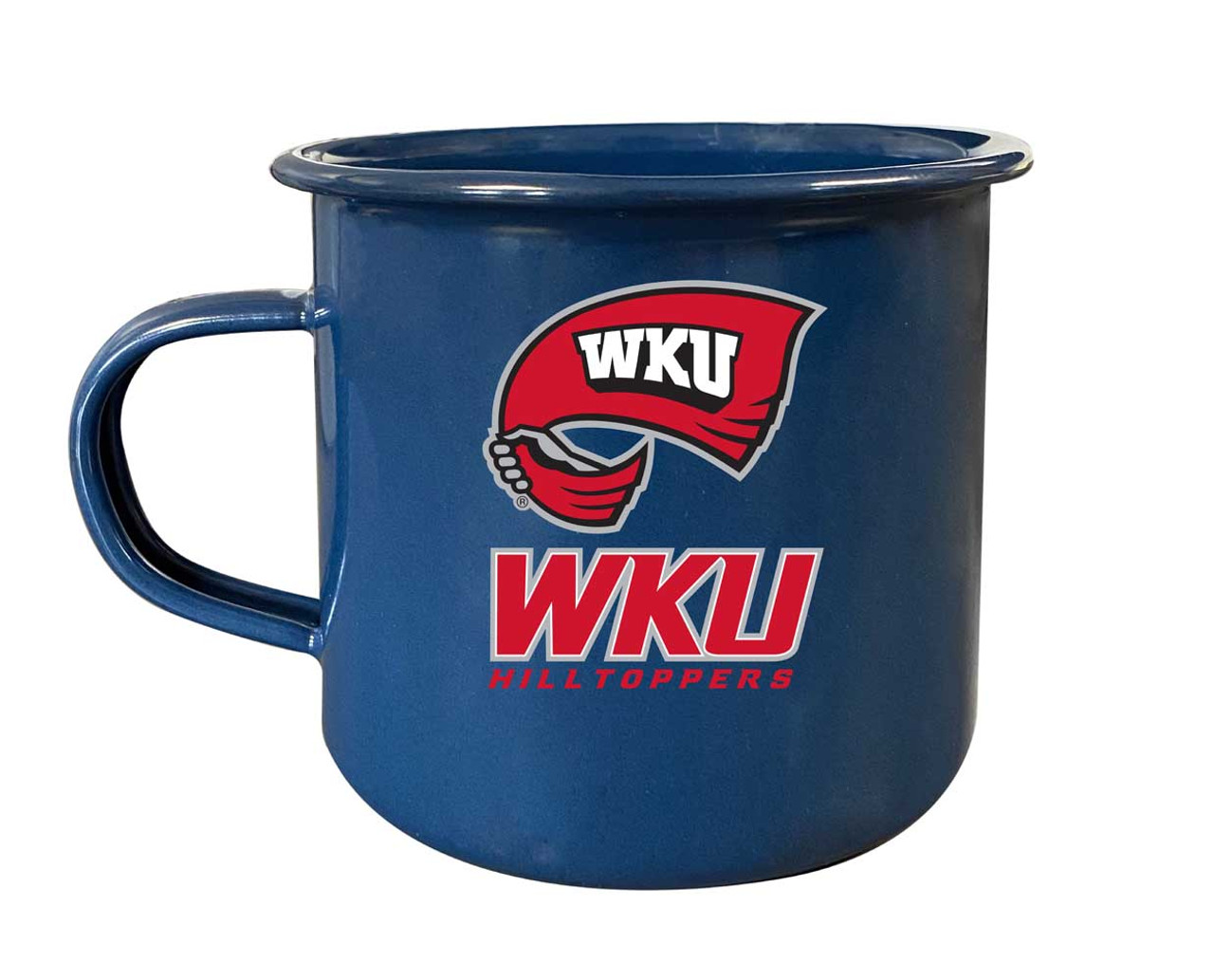 Western Kentucky Hilltoppers Tin Camper Coffee Mug (Choose Your Color).