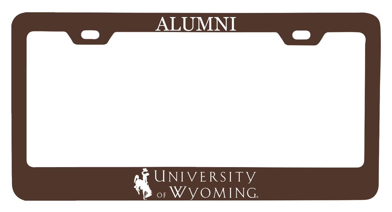 Wyoming Cowboys Alumni License Plate Frame New for 2020