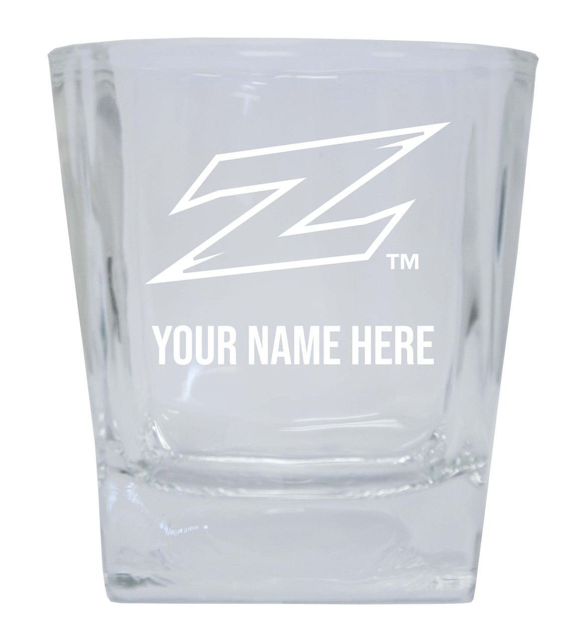 Akron Zips Custom College Etched Alumni 5oz Shooter Glass Tumbler 2 Pack