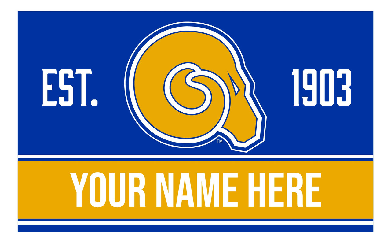Personalized Customizable Albany State University Wood Sign with Frame Custom Name