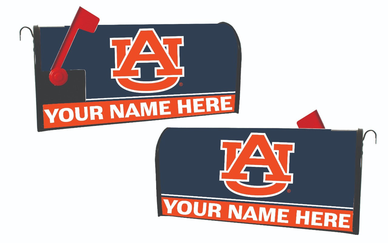 Personalized Customizable Auburn Tigers Mailbox Cover Design Custom Name