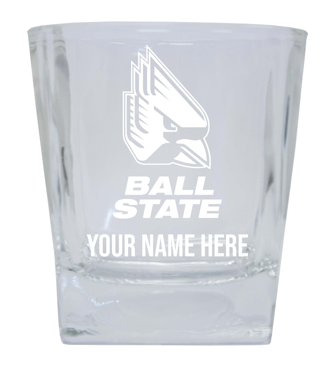 Ball State University Custom College Etched Alumni 5oz Shooter Glass Tumbler