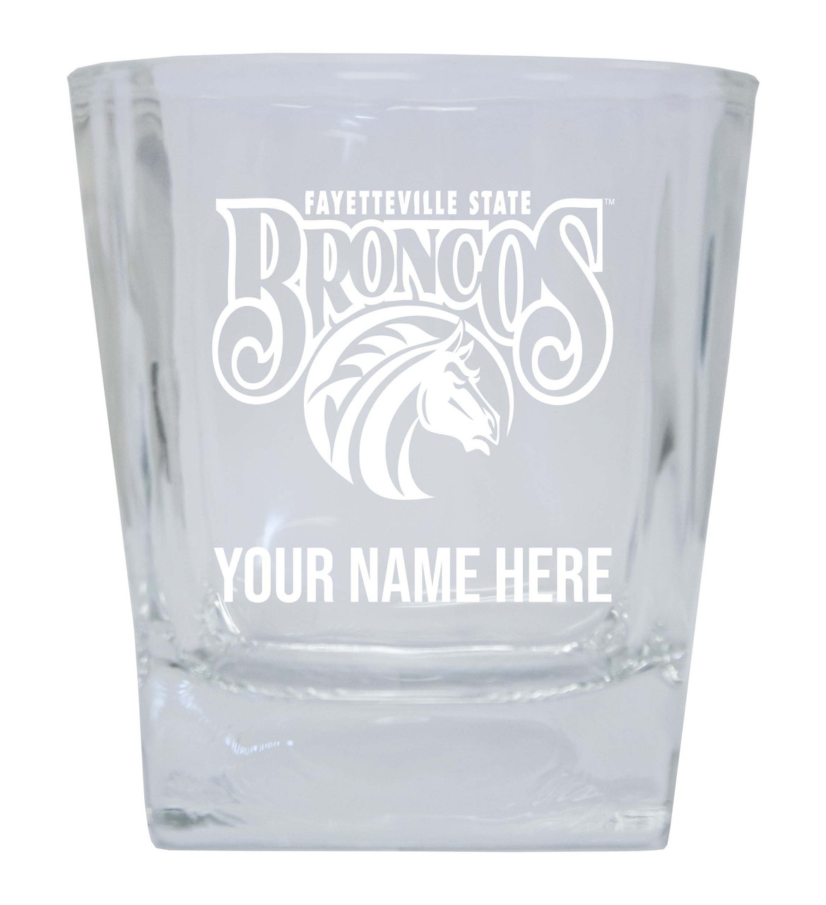 Fayetteville State University Custom College Etched Alumni 5oz Shooter Glass Tumbler 2 Pack