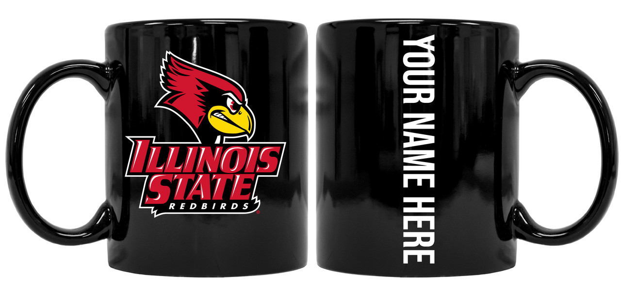 Collegiate Custom Personalized Illinois State Redbirds 8 oz Ceramic Mug with Your Name