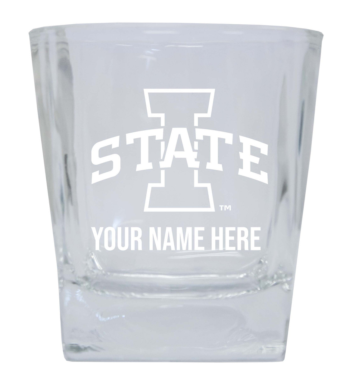 Iowa State Cyclones Custom College Etched Alumni 5oz Shooter Glass Tumbler 2 Pack