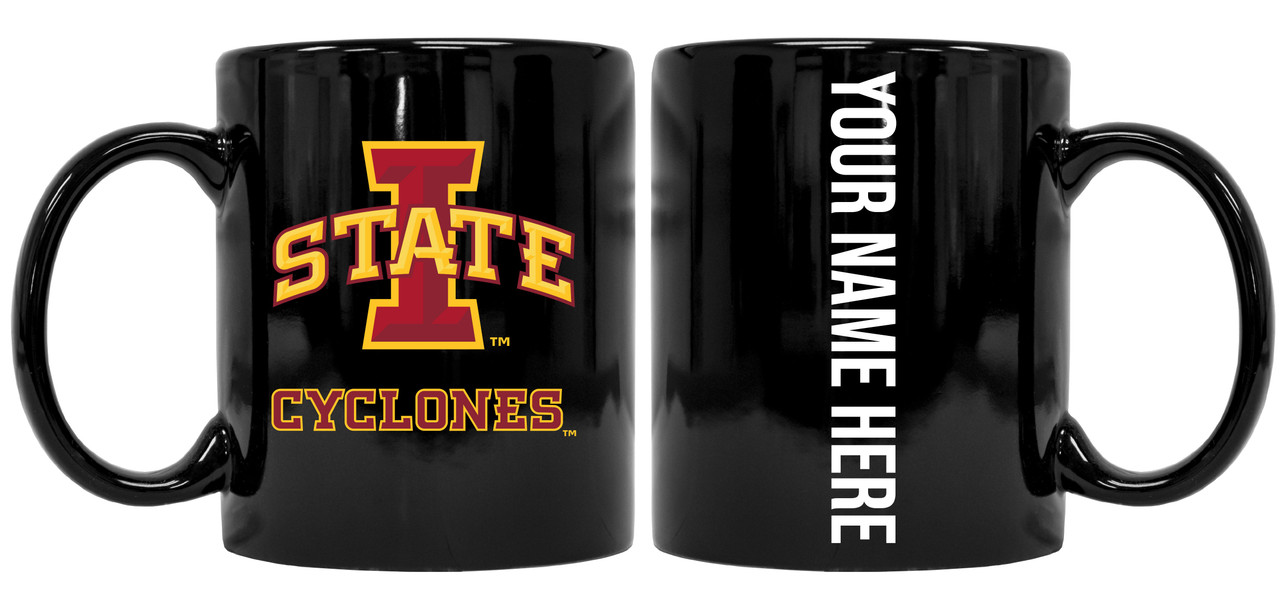 R and Imports Collegiate Custom Personalized Iowa State Cyclones 8 oz Ceramic Mug with Your Name