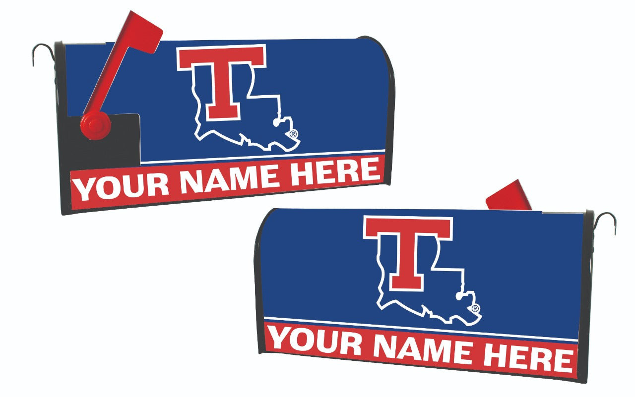 Personalized Customizable Louisiana Tech Bulldogs Mailbox Cover Design Custom Name