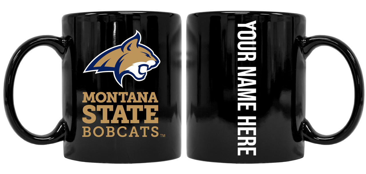 Collegiate Custom Personalized Montana State Bobcats 8 oz Ceramic Mug with Your Name