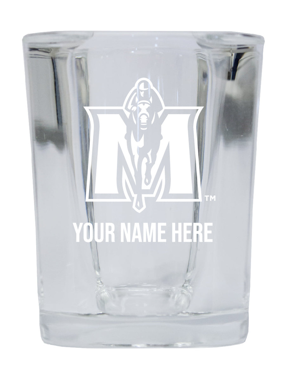 Personalized Customizable Murray State University Etched Stemless Shot Glass 2 oz With Custom Name