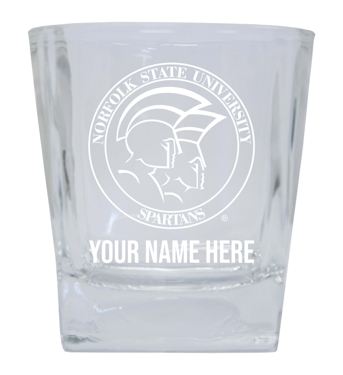 Norfolk State University Custom College Etched Alumni 5oz Shooter Glass Tumbler 2 Pack