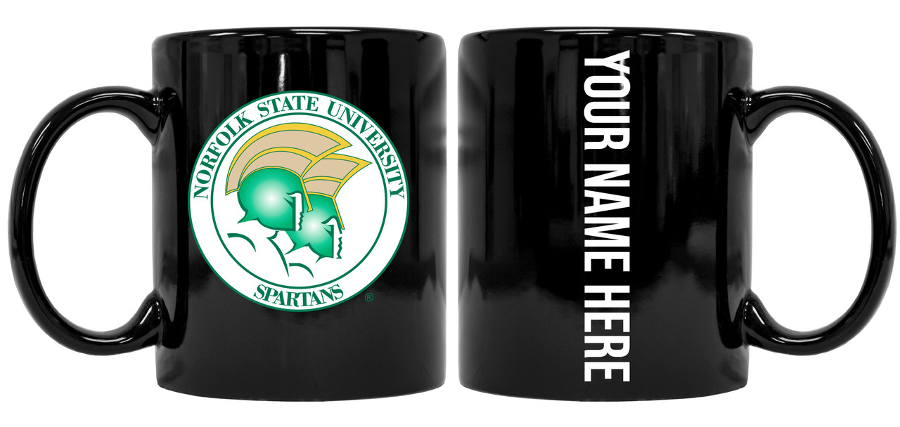 Collegiate Custom Personalized Norfolk State University 8 oz Ceramic Mug with Your Name