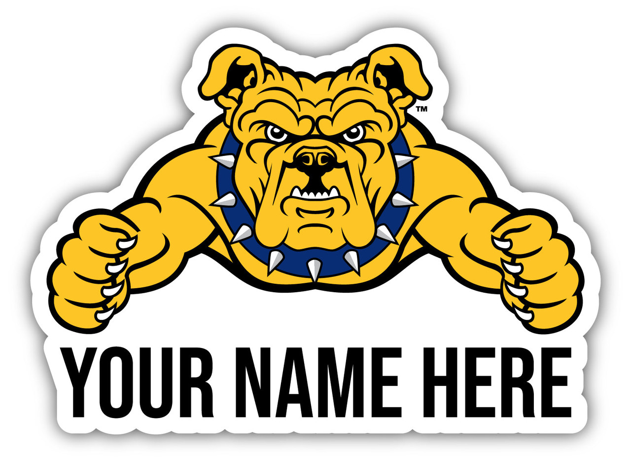 Personalized Customizable North Carolina A&T State Aggies Vinyl Decal Sticker Custom Name