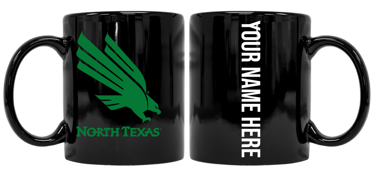 Collegiate Custom Personalized North Texas 8 oz Ceramic Mug with Your Name