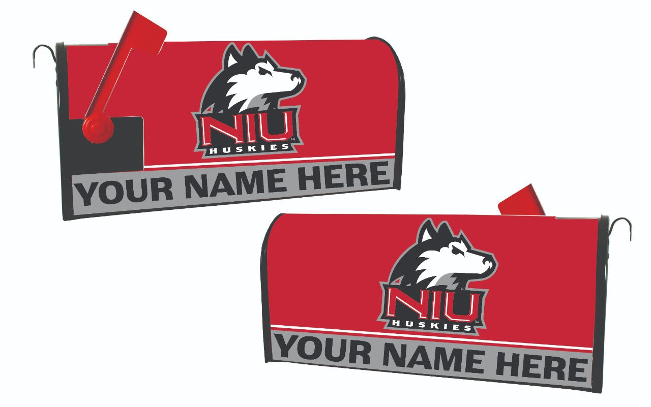 Personalized Customizable Northern Illinois Huskies Mailbox Cover Design Custom Name
