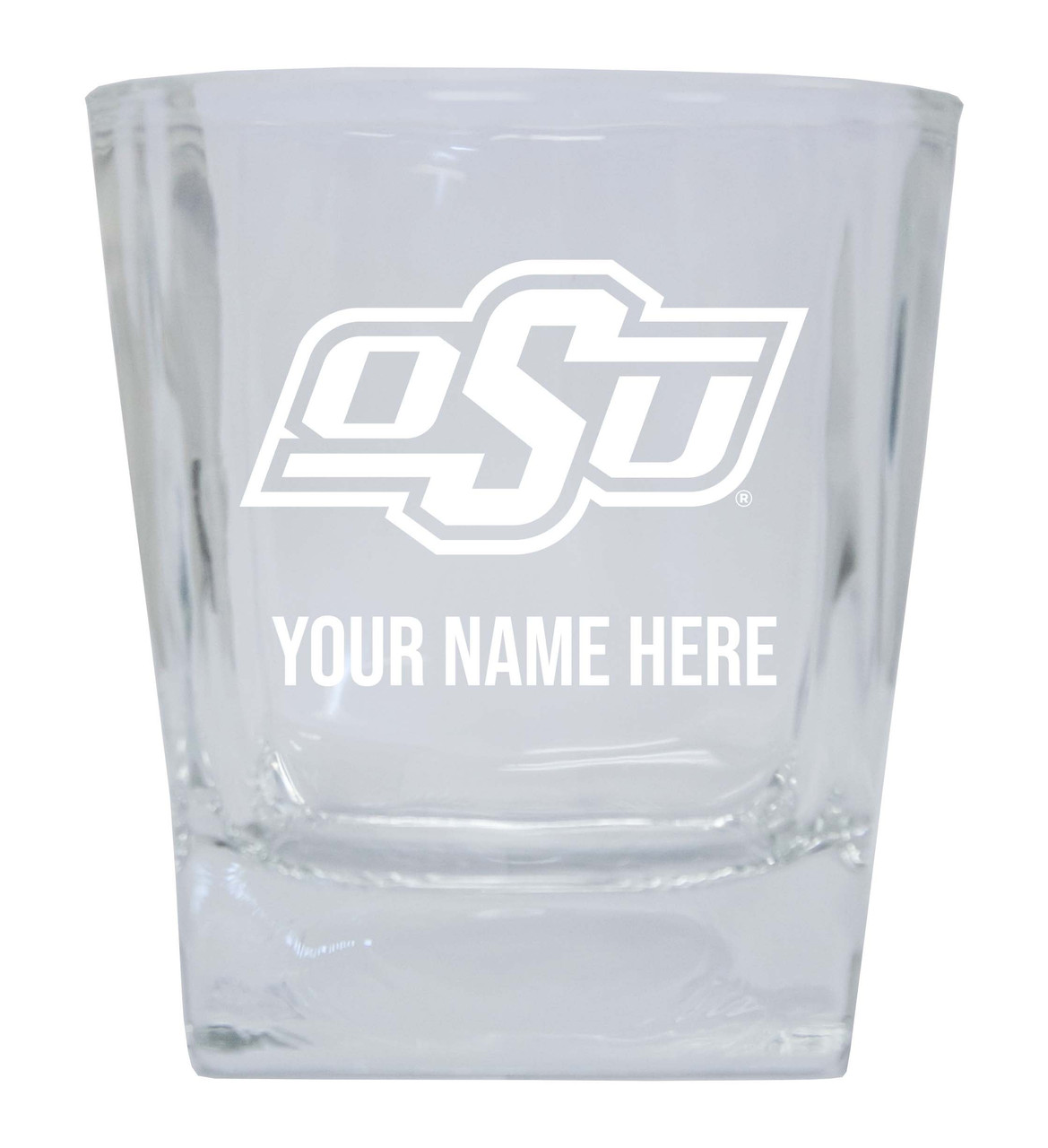 Oklahoma State Cowboys Custom College Etched Alumni 5oz Shooter Glass Tumbler 2 Pack