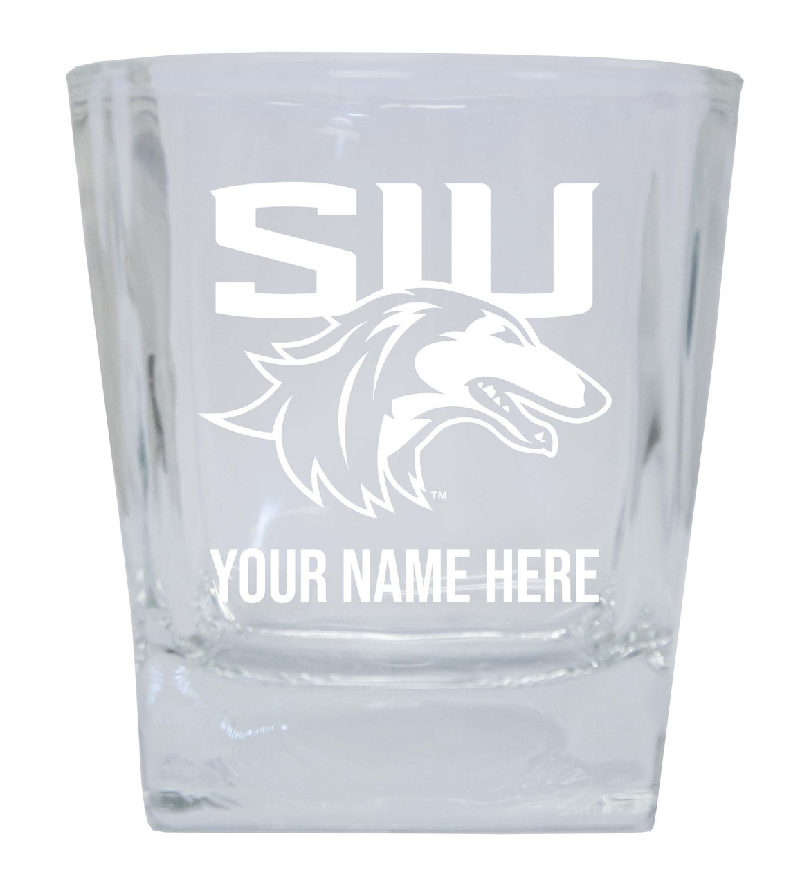 Southern Illinois Salukis Custom College Etched Alumni 5oz Shooter Glass Tumbler 2 Pack
