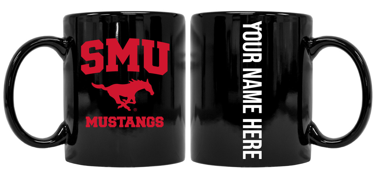 Collegiate Custom Personalized Southern Methodist University 8 oz Ceramic Mug with Your Name