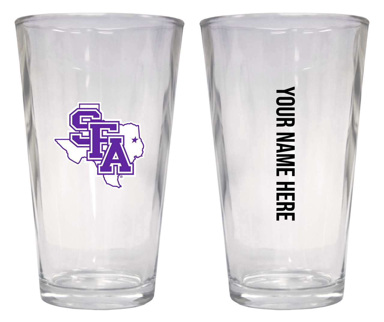 Personalized Customizable Stephen F. Austin State University Pint Glass Custom Name