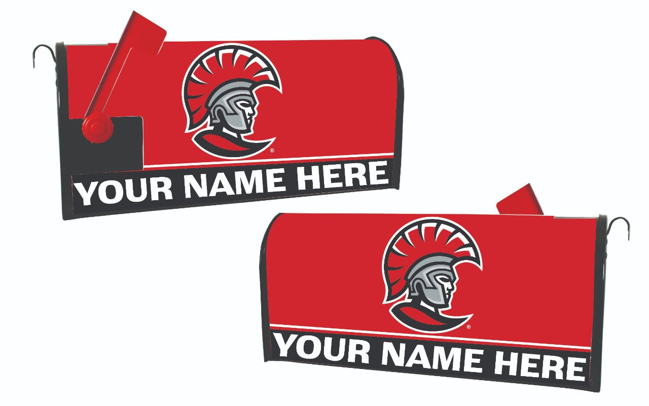 Personalized Customizable University of Tampa Spartans Mailbox Cover Design Custom Name