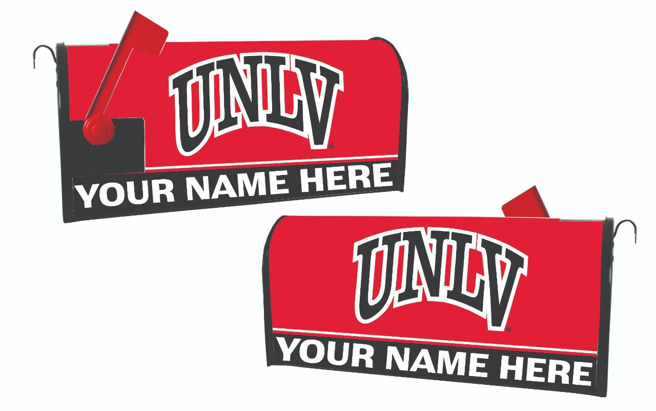 Personalized Customizable UNLV Rebels Mailbox Cover Design Custom Name