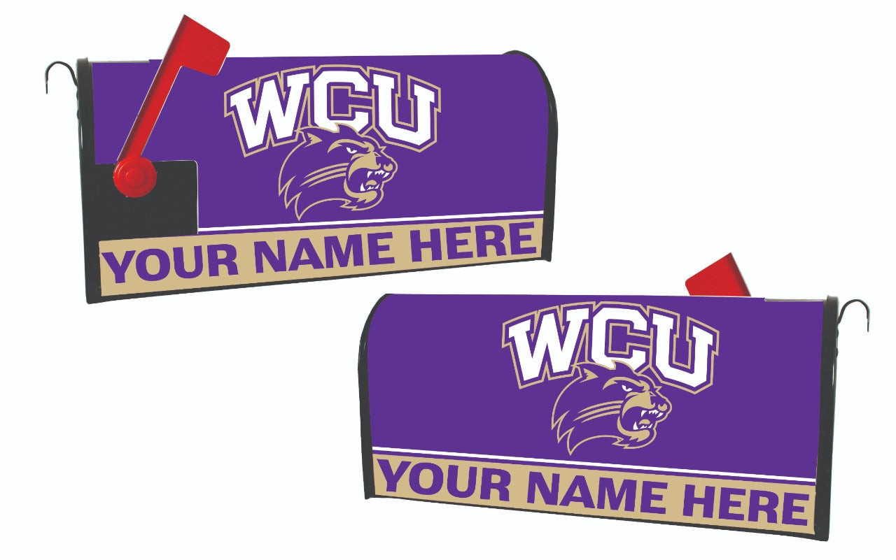 Personalized Customizable Western Carolina University Mailbox Cover Design Custom Name