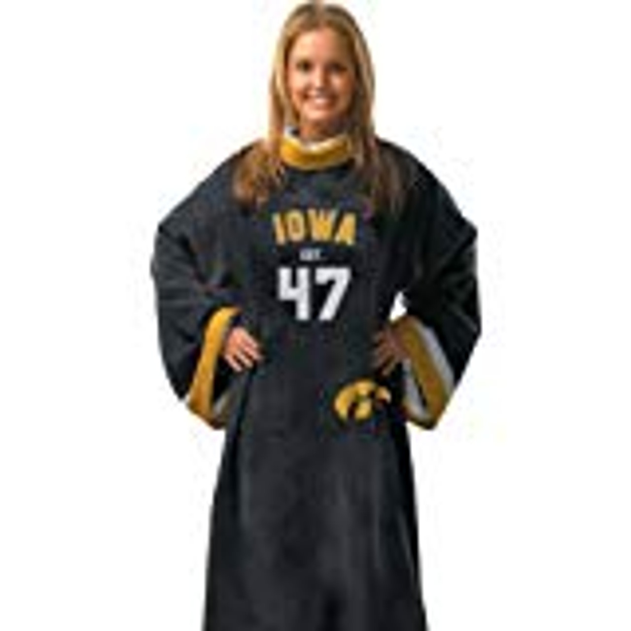 University of Iowa Snuggie-The Blanket with Sleeves-Uniform Pattern