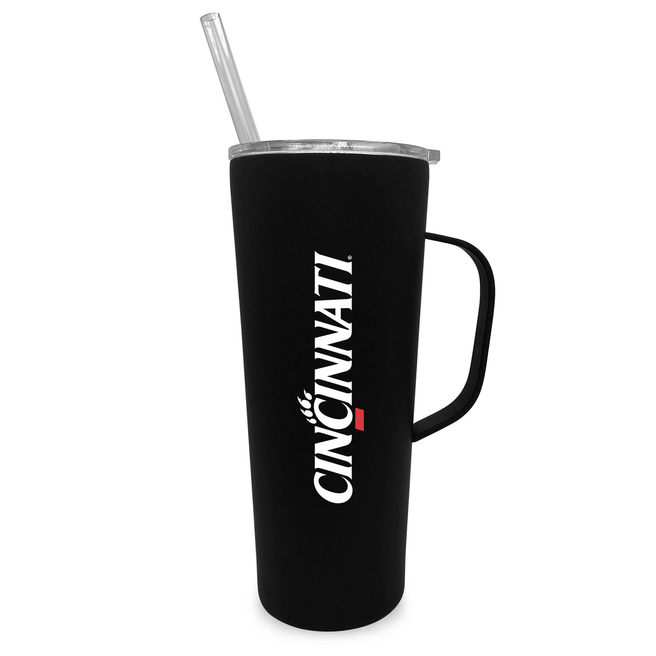 Cincinnati Bearcats 20oz Stainless Steel Tumbler with Handle