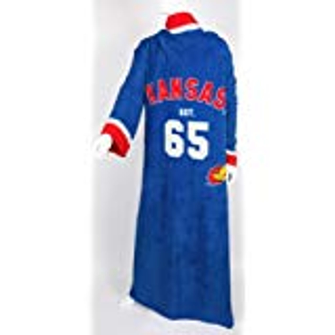 University of Kansas Snuggie-The Blanket with Sleeves-Uniform Pattern