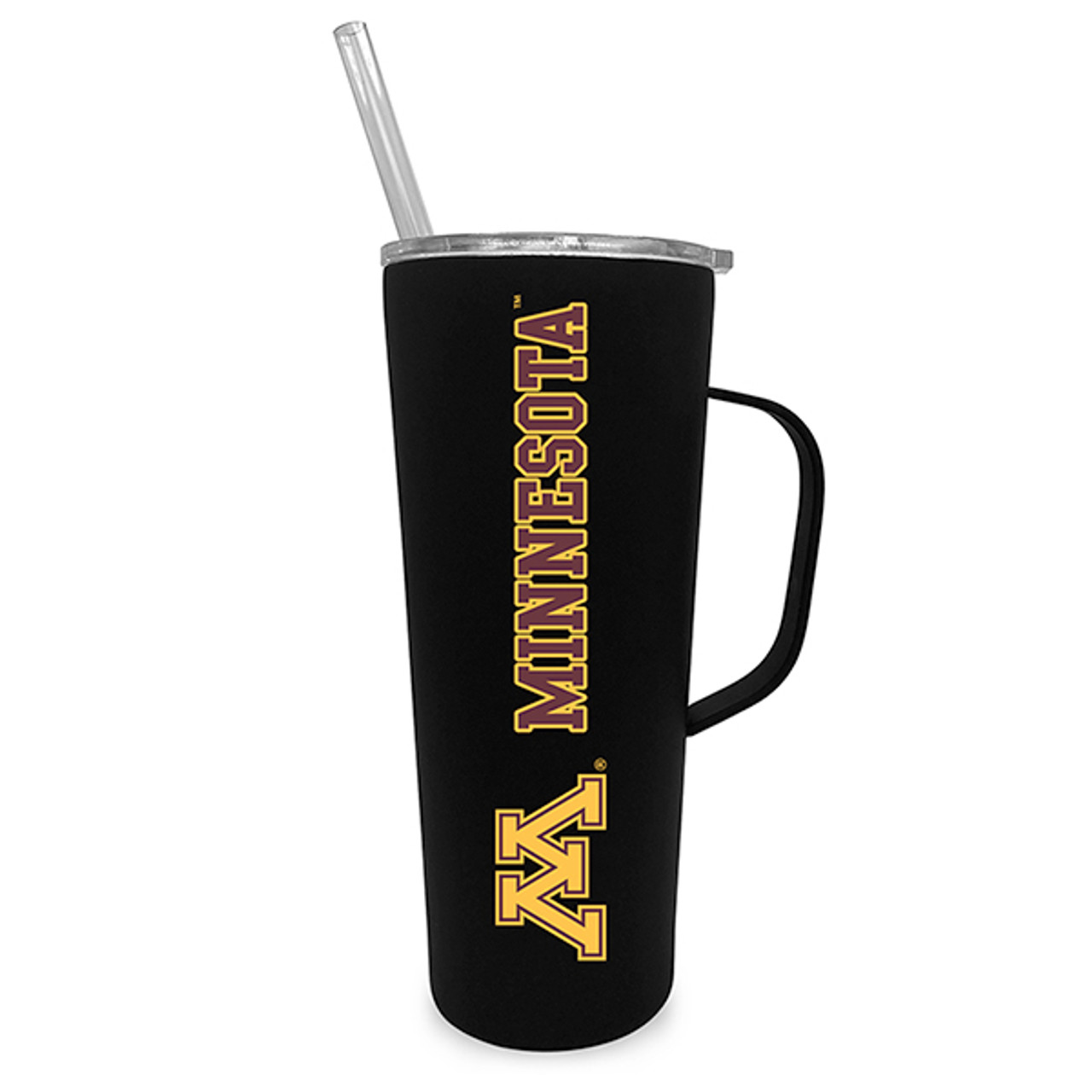 Minnesota Golden Gophers 20oz Stainless Steel Tumbler with Handle