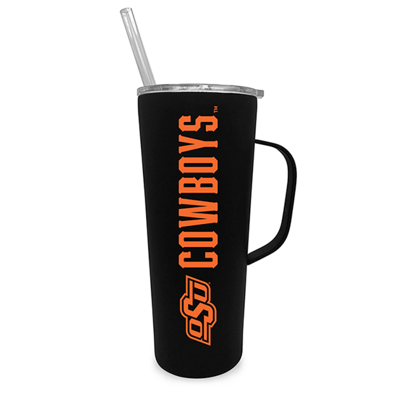 Oklahoma State Cowboys 20oz Stainless Steel Tumbler with Handle