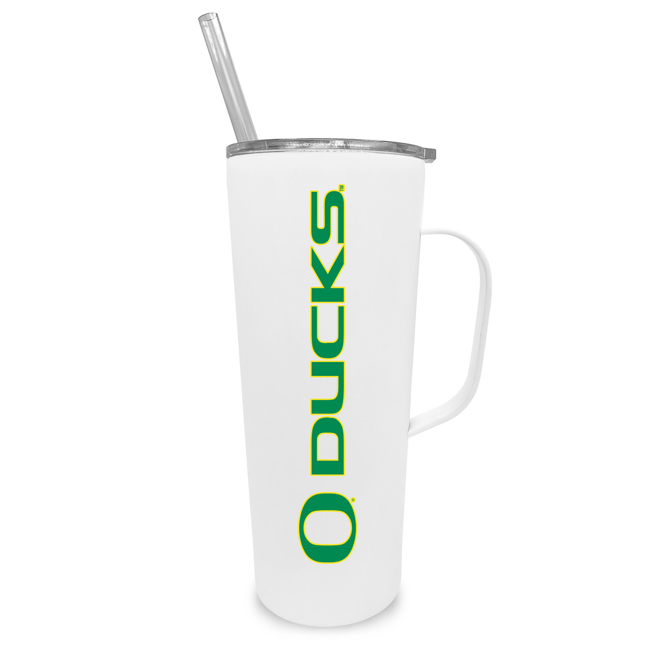 Oregon Ducks 20oz Stainless Steel Tumbler with Handle