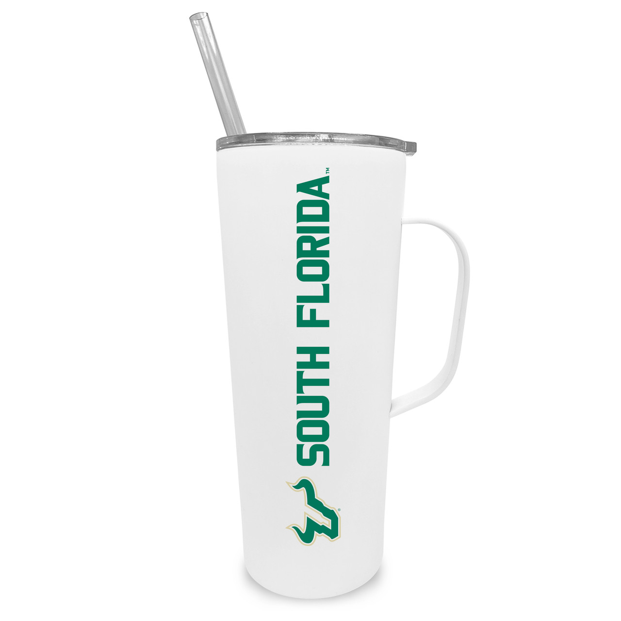 South Florida Bulls 20oz Stainless Steel Tumbler with Handle