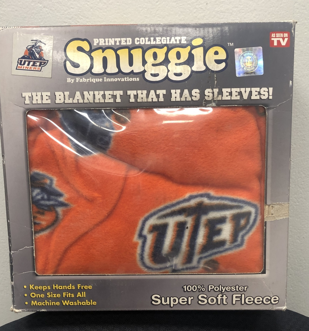Texas El Paso Snuggie-The Blanket with Sleeves