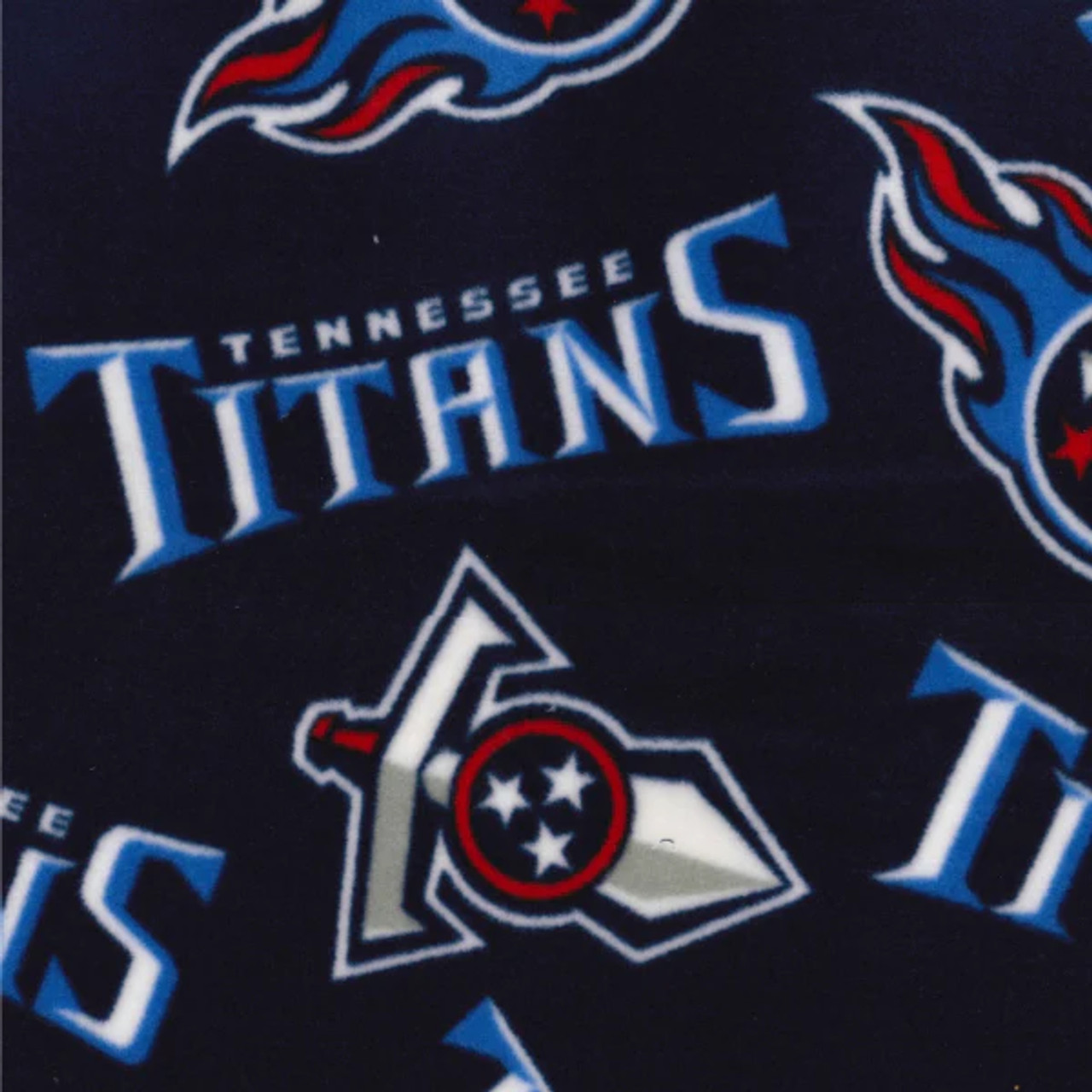 Tennessee Titans NFL Football Logo Fabric Traditions Polyester Fleece Fabric NFL-70172-D