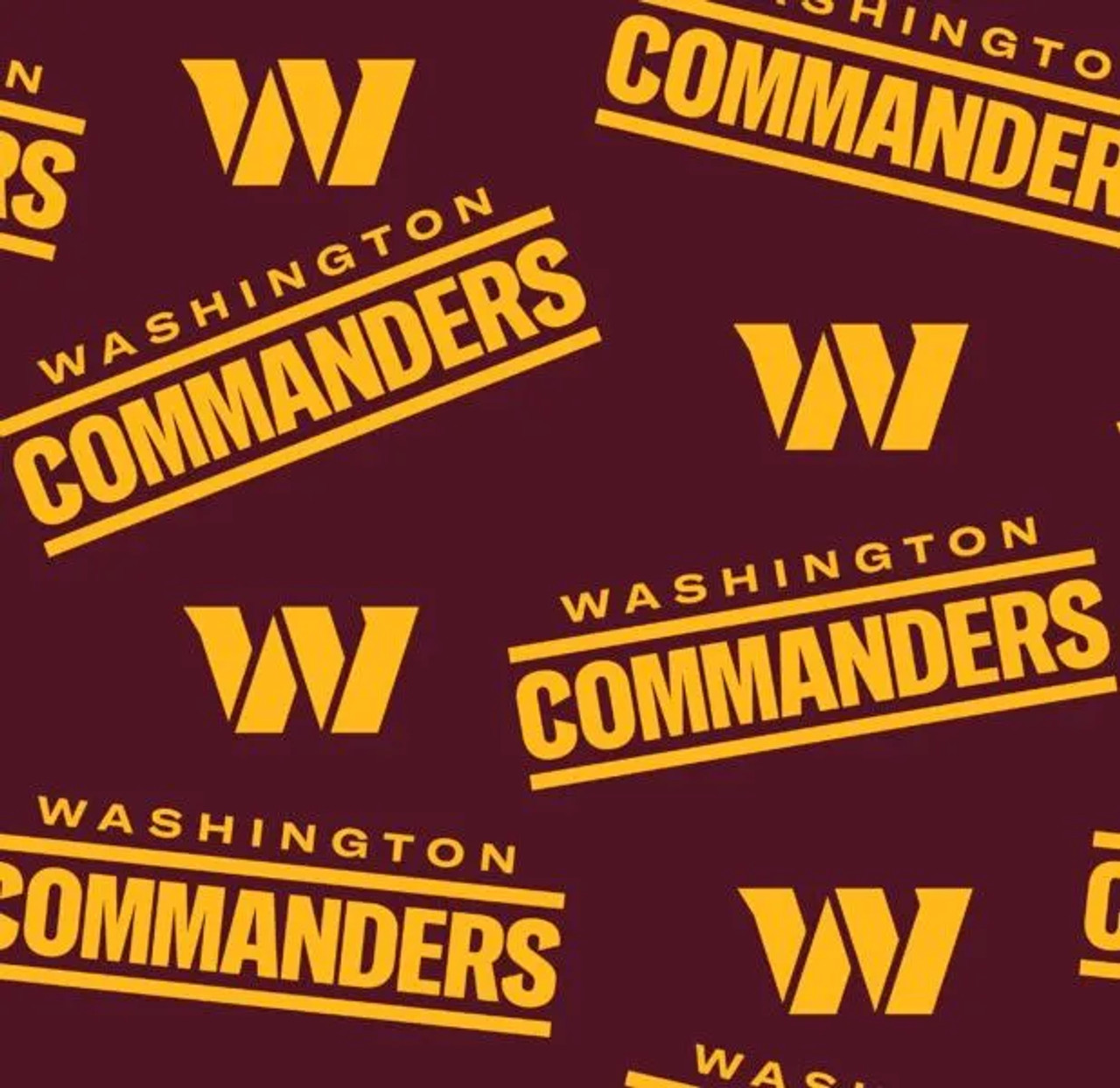 Washington Commanders NFL Football Logo Fabric Traditions Polyester Fleece Fabric NFL-70531-D