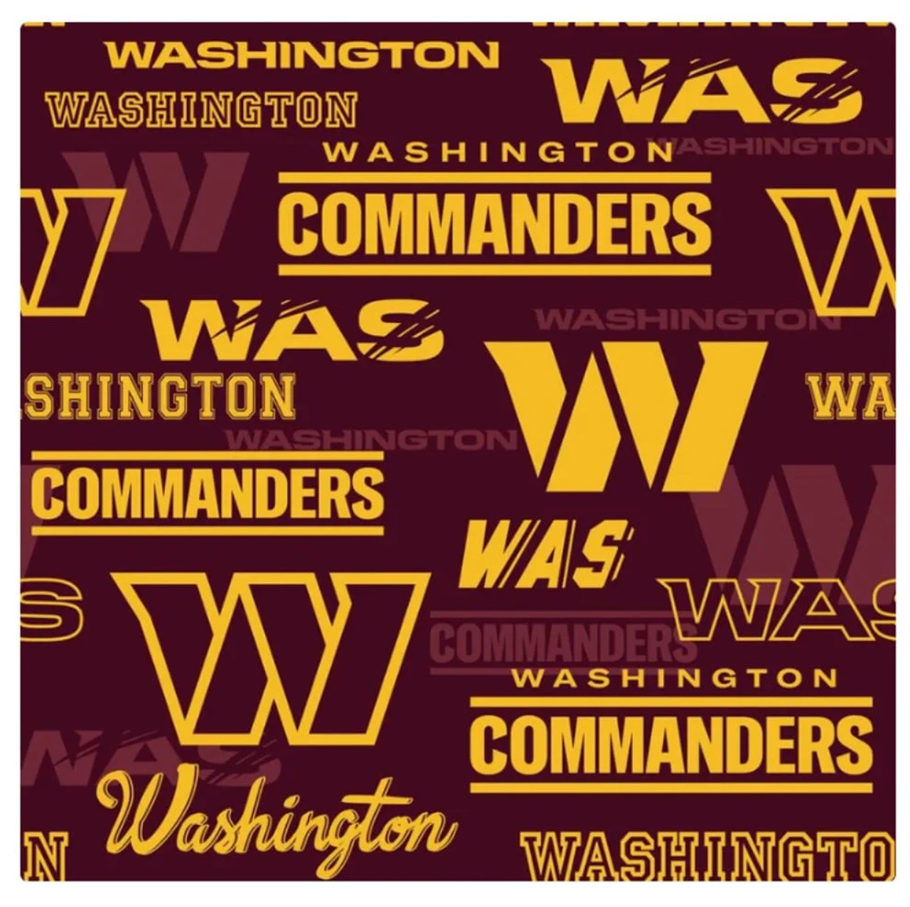 Washington Commanders NFL Football 58" Fabric Traditions Cotton Fabric NFL-70530D