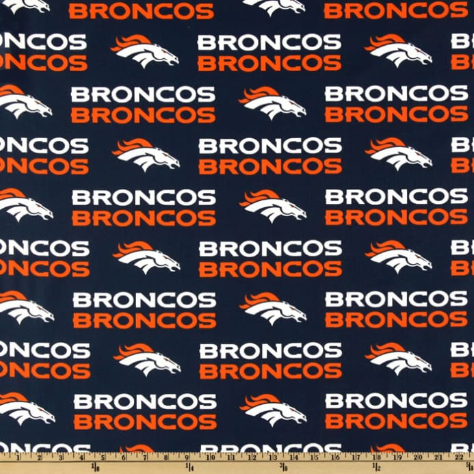 Denver Broncos NFL Football 58" Fabric Traditions Cotton Fabric NFL-2507D