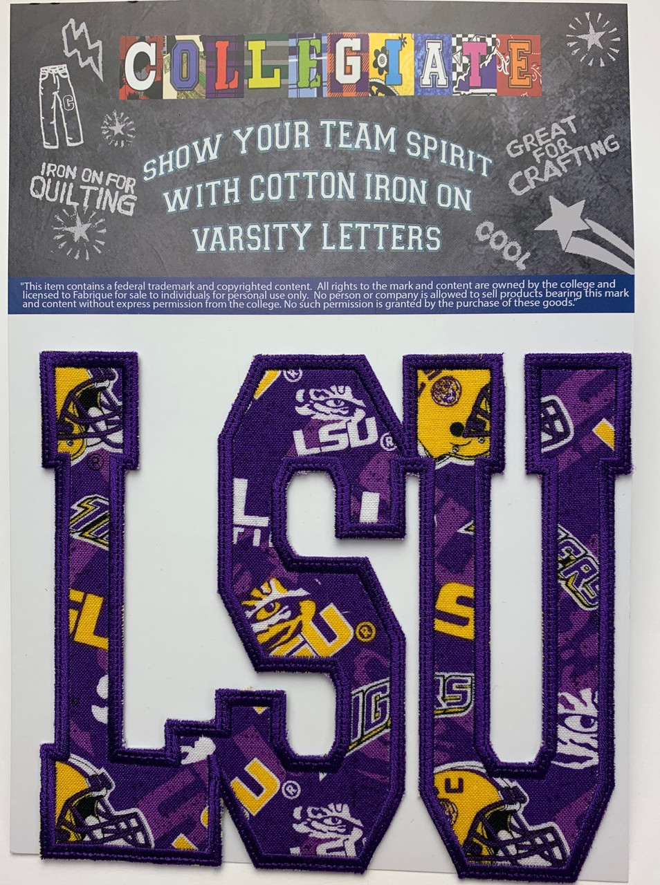 Louisiana State University-LSU Tigers Patch Logo-Iron on-