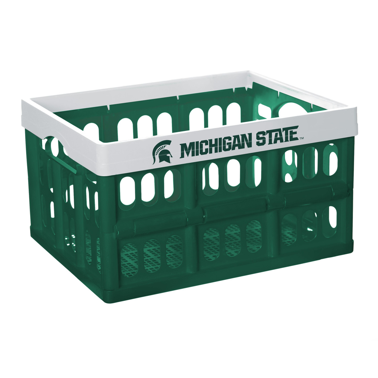 Michigan State Spartans Team Collapsible Storage Crate