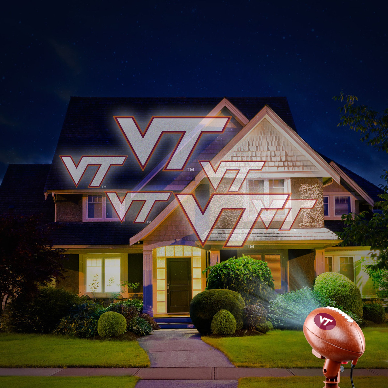 Virginia Tech Hokies Team Pride Light Projector