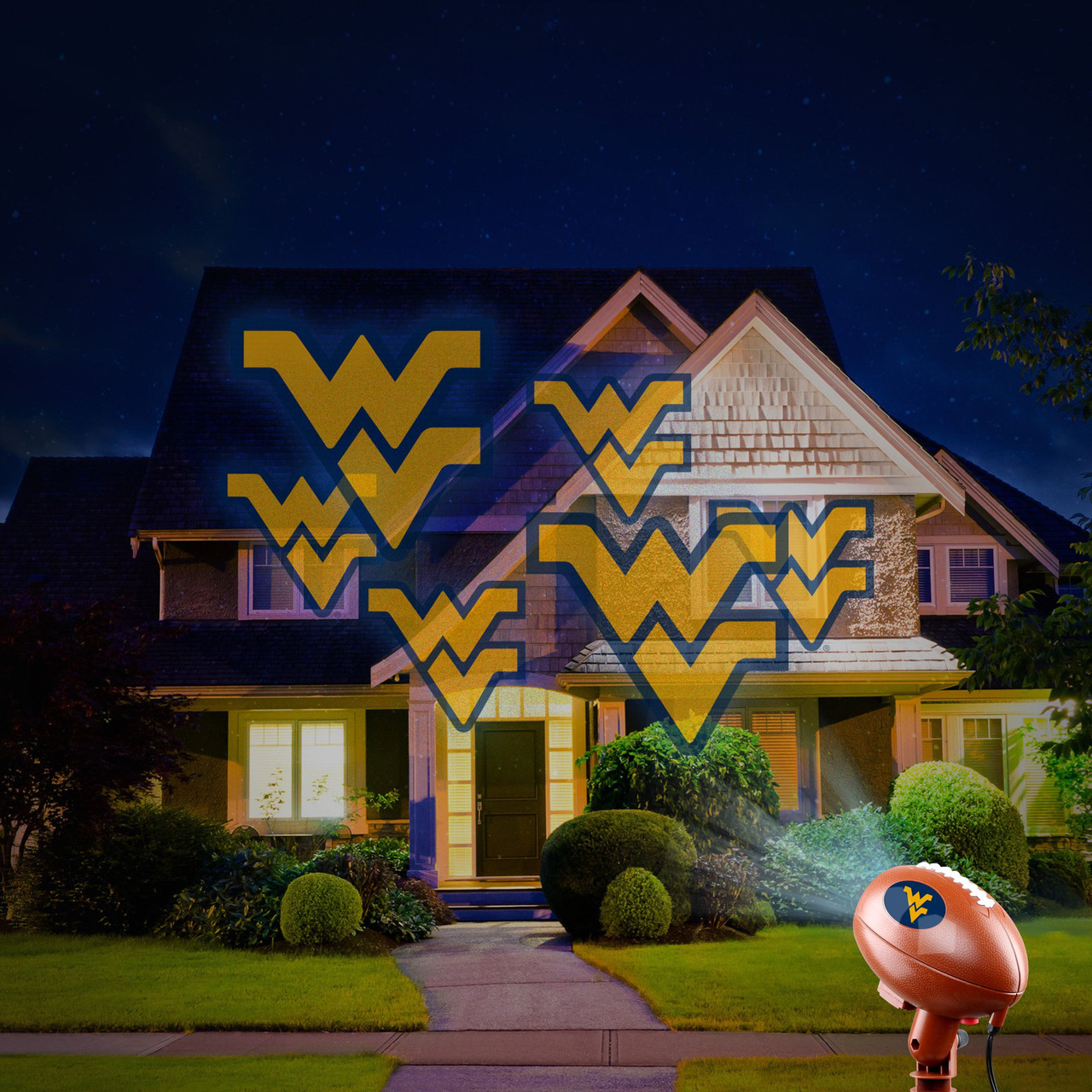 West Virginia Mountaineers Team Pride Light Projector