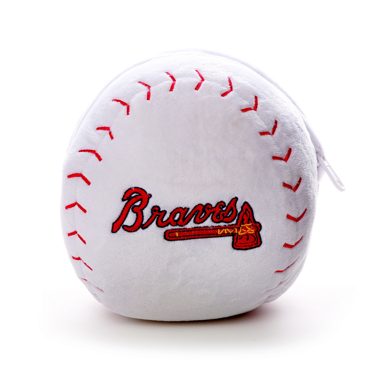 Atlanta Braves 10'' Personalized Plush Bear & Baseball Set - Navy