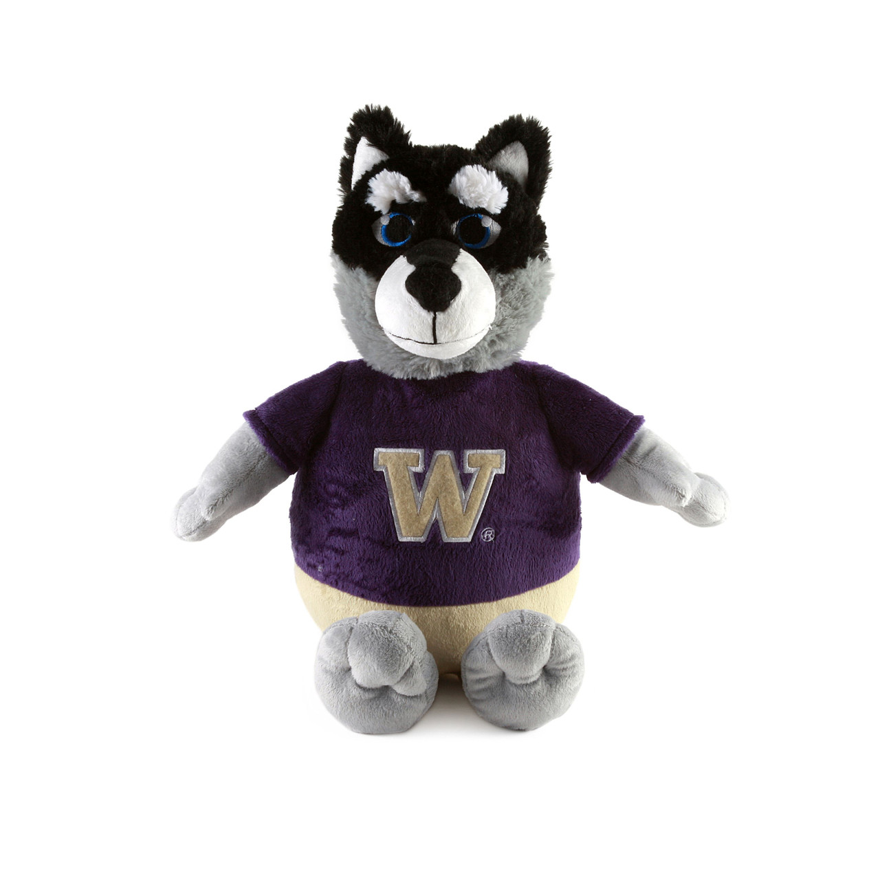Washington Huskies NCAA Reverse-A-Pal Plush Mascot and Football