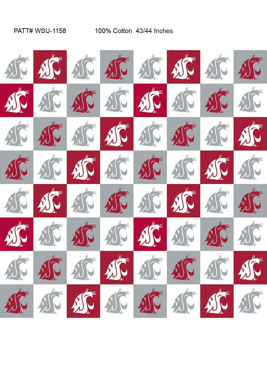 Washington State UniversityFat Quarter-FQ-WAST1158